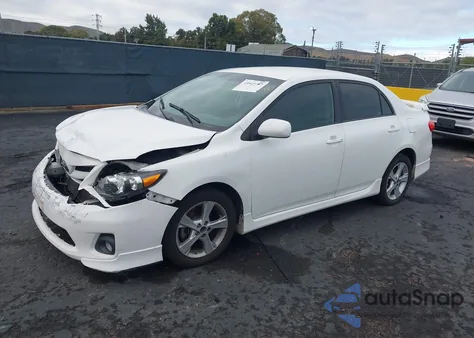 2011 Toyota Corolla S from USA, damaged, VIN 2T1BU4EE9BC671345
